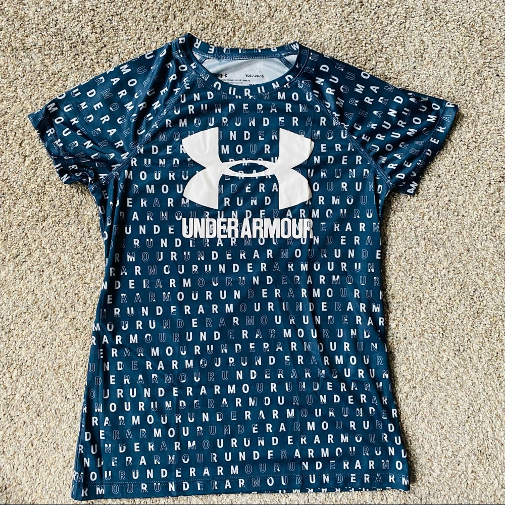 Girls Under Armour Heat Gear Top